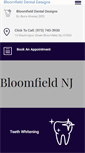 Mobile Screenshot of bloomfielddentaldesigns.com